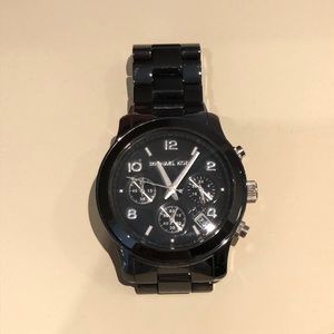 EUC Michael Kors Black Onyx Watch